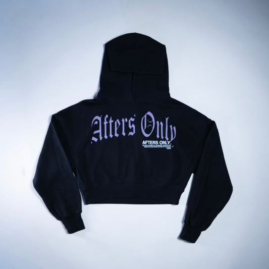 afters only. Her Eyes Cropped Hoodie