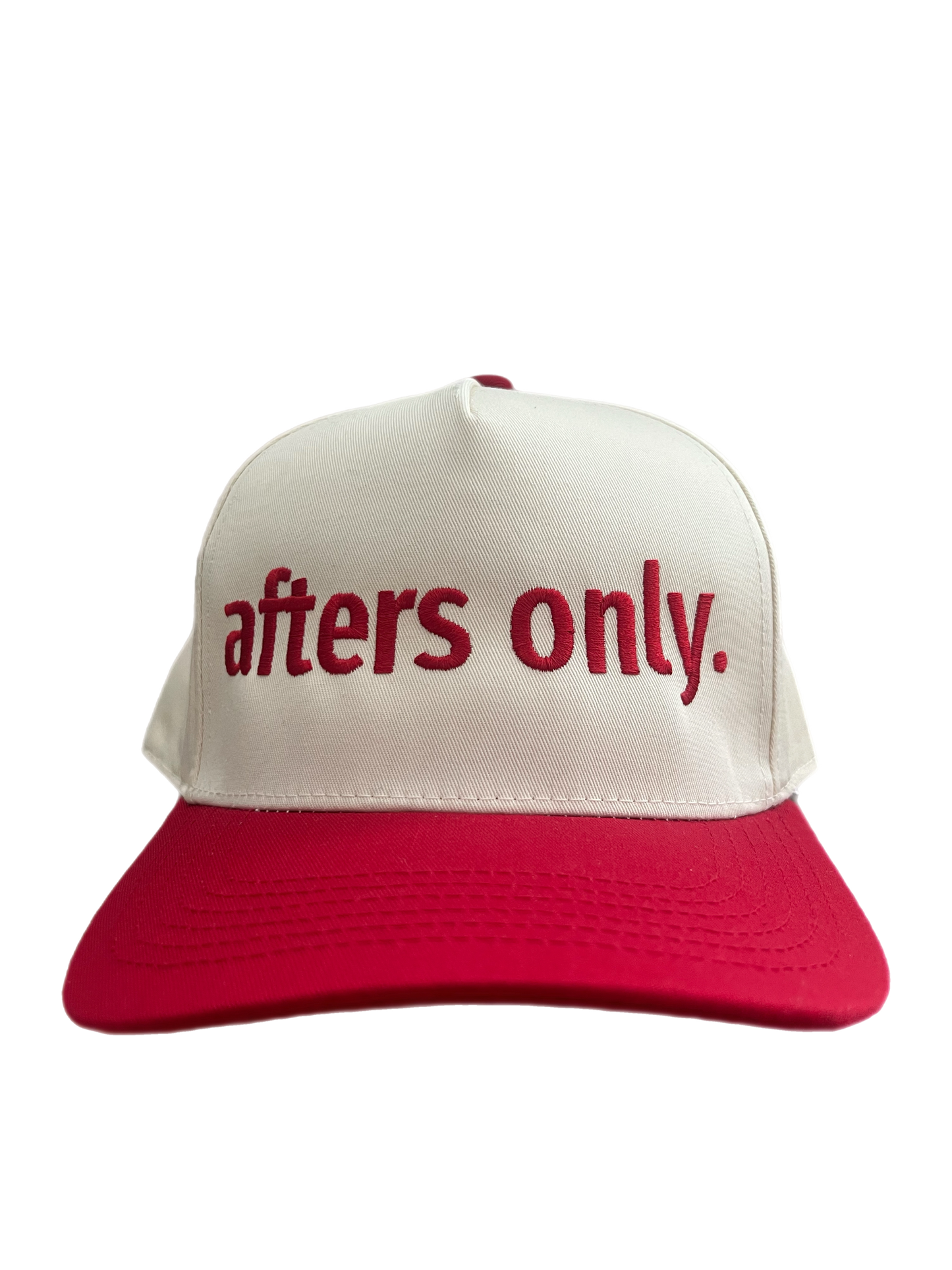 afters only. Classic Snapback Cream/Red