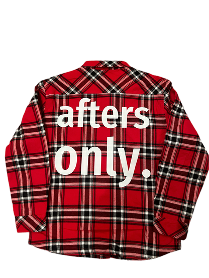 afters only. Red Plaid Jacket