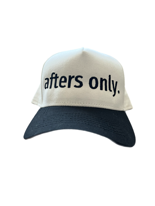 afters only. Classic Snapback White/Black