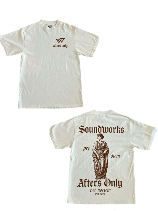 Cream & Brown SW x AO tee