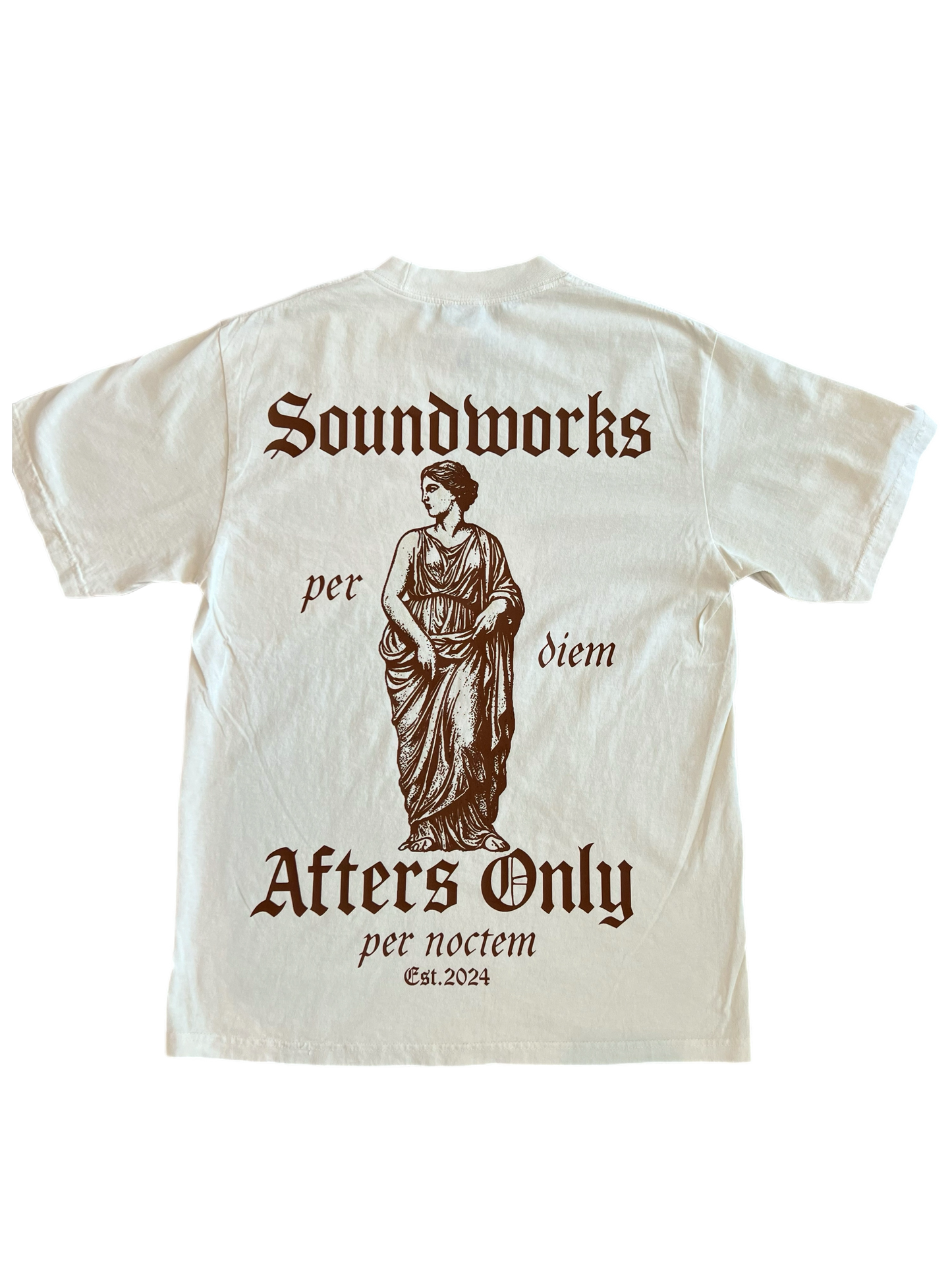 Cream & Brown SW x AO tee