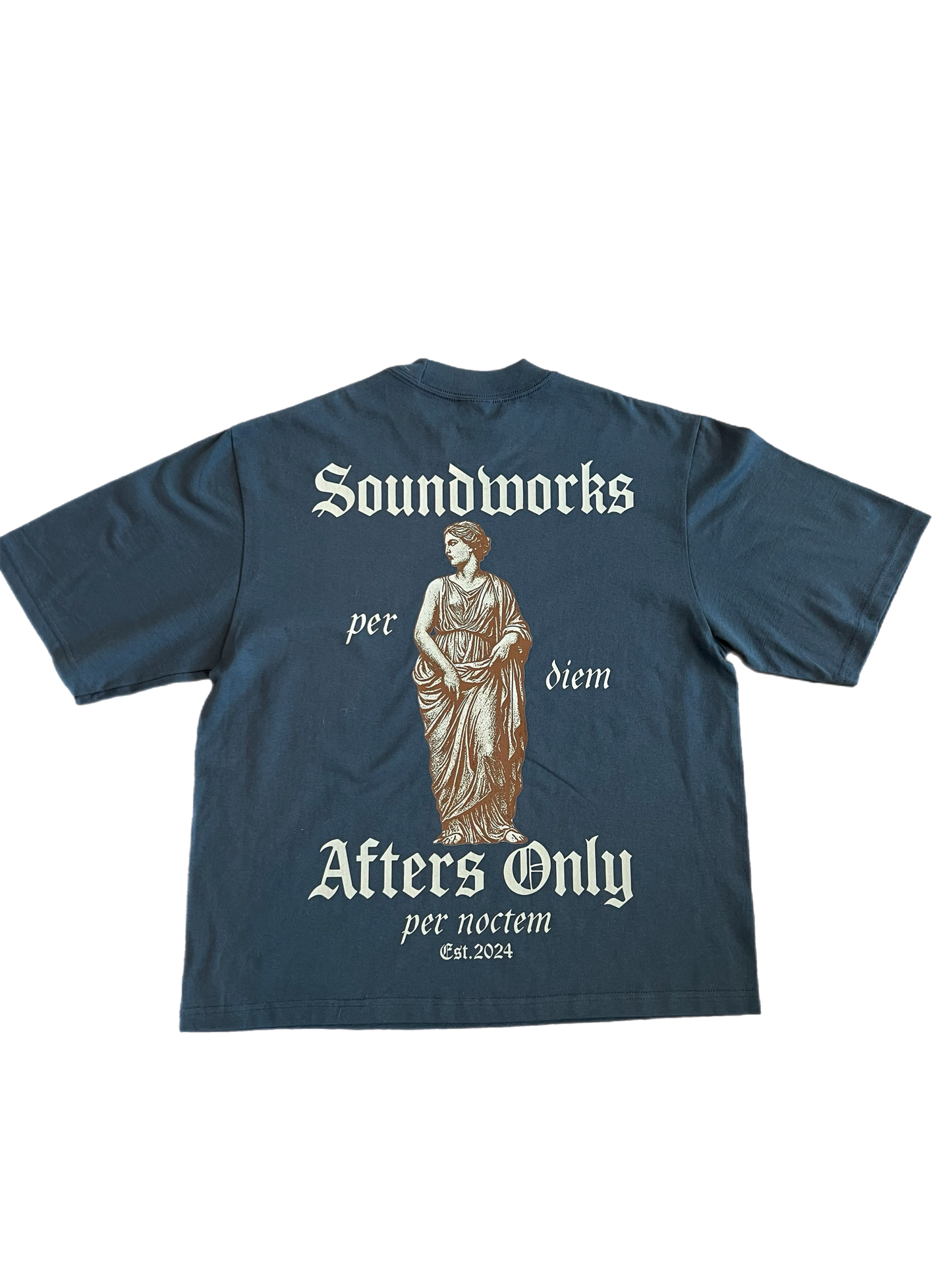 Slate Blue & Cream SW x AO Tee