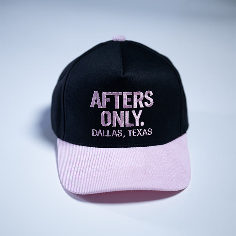Classic Black/Pink afters only. Corduroy Snapback