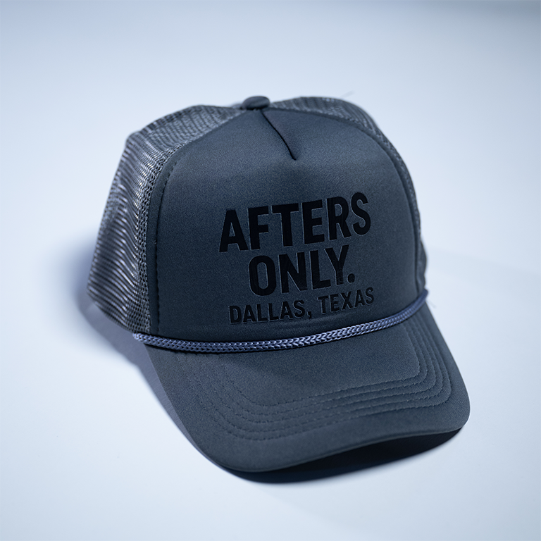 Classic Grey afters only. Trucker Hat