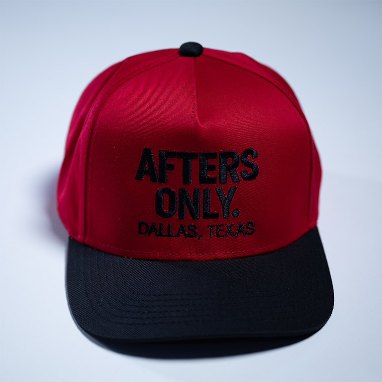Classic Red/Black afters only. Dallas, Texas Snapback